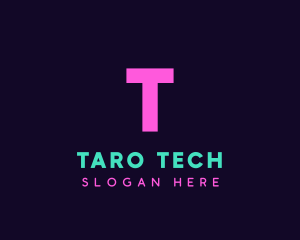 Generic Neon Tech logo design