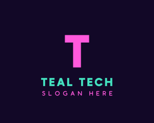 Generic Neon Tech logo design