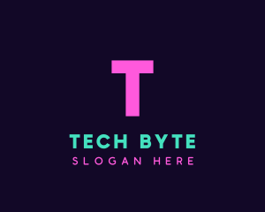 Computing - Generic Neon Tech logo design