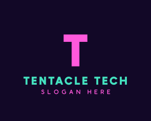 Generic Neon Tech logo design