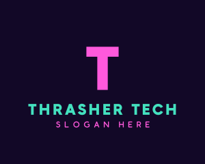 Generic Neon Tech logo design