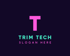 Generic Neon Tech logo design