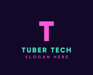 Generic Neon Tech logo design