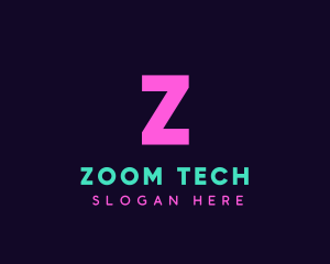 Generic Neon Tech logo design