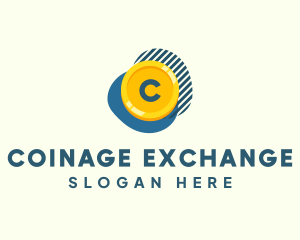 Coinage - Finance Crypto Coin logo design