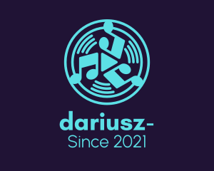 Vinyl - Music Streaming Player logo design