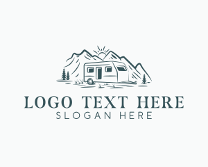 Trailer - Camper Trailer Vehicle logo design