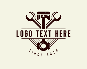 Restoration - Auto Mechanic Repair logo design