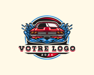 Cleaning - Automotive Car Detailing logo design