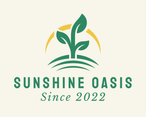 Sunshine Farm Plant  logo design