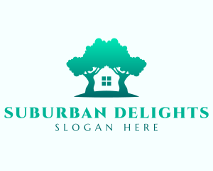 Suburban - Forest House Residence logo design