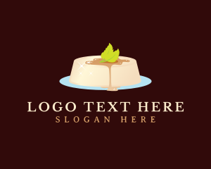 Delicacy - Panna Cotta Dessert Pudding logo design