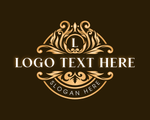 Crest - Floral Ornament Luxury logo design