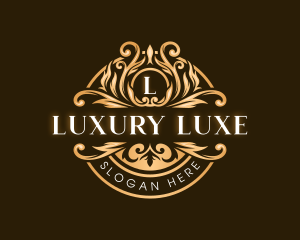 Floral Ornament Luxury logo design