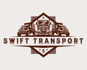 Fleet Trucking Shipping logo design