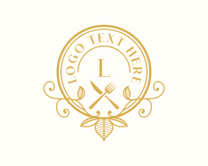 Cutlery - Culinary Food Kitchen logo design