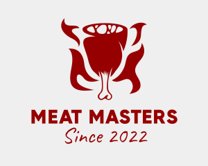 Meat Ham Grill logo design