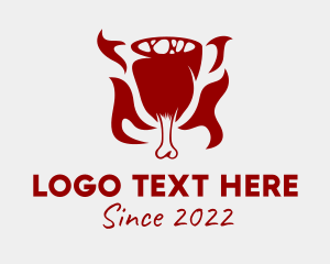 Food Truck - Meat Ham Grill logo design