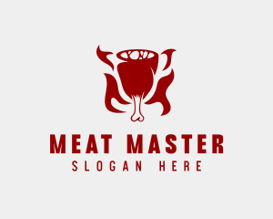 Meat Ham Grill logo design