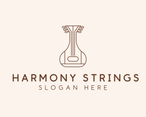 Music Instrument Ukulele logo design