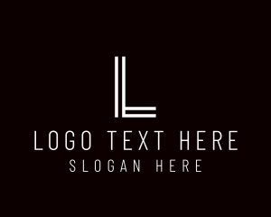 Text - Minimalist Generic Company logo design