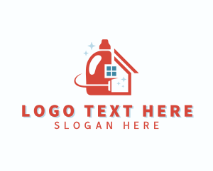 Squilgee - Detergent Sanitation Cleaning logo design