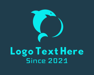 Chat Bot - Shark Chat App logo design
