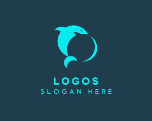 Wild - Shark Chat App logo design