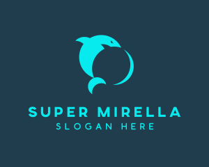 Wild Animal - Shark Chat App logo design