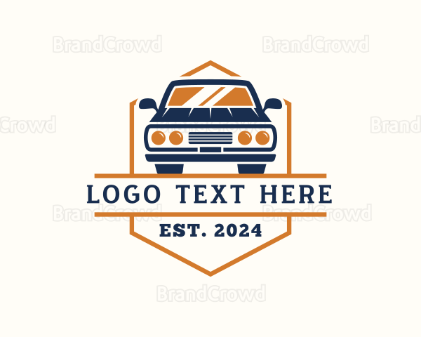 Retro Auto Car Logo