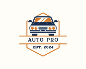 Retro Auto Car logo design