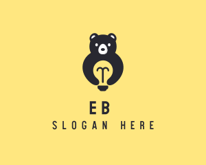 Lighting - Light Bulb Bear logo design