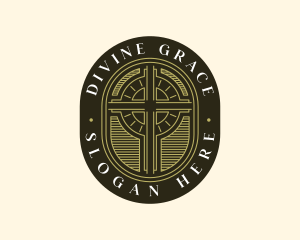 Christ - Holy Cross Religion logo design
