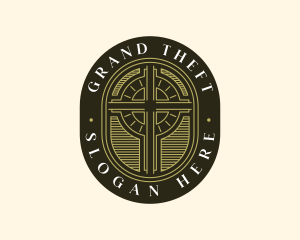 Memorial - Holy Cross Religion logo design