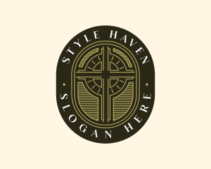 Jesus - Holy Cross Religion logo design