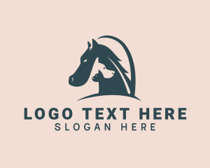 Pony - Animal Pet Organization logo design