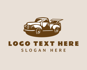 Truck - Transportation Truck Vehicle logo design