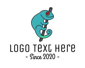 Printing Company - Wildlife Chameleon Branch logo design