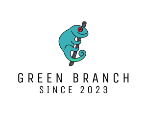 Branch - Wildlife Chameleon Branch logo design