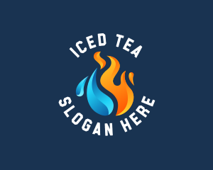 Thermal Fire Ice logo design