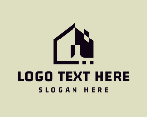 Real Estate - Abstract House Realty logo design