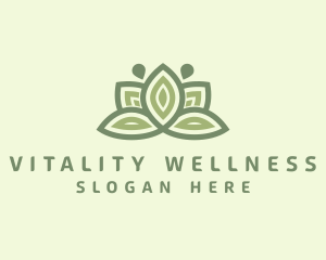 Human Wellness Nature logo design