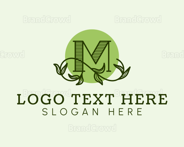 Organic Products Letter Logo
