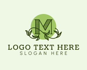 Therapy - Organic Products Letter logo design