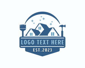 Paint Brush - Home Renovation Tools logo design