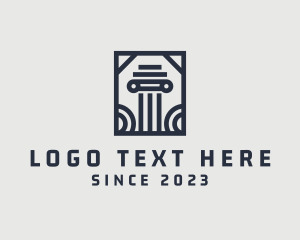Corporation - Architecture Pillar Builder logo design