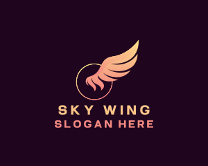 Wing - Wing Flight Logistics logo design