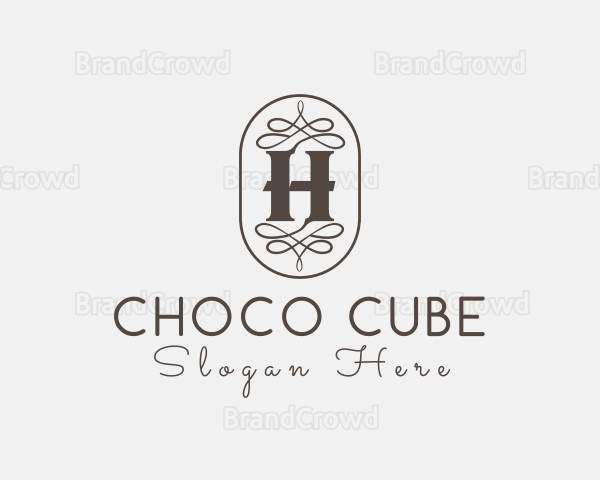 Ornate Victorian Oval Decoration Logo