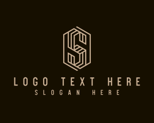 Monoline - Generic Geometric Letter S logo design