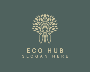 Natural Eco Tree logo design